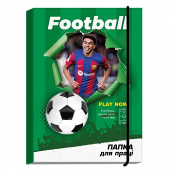 Купить Папка для труда картонная на резинке "Football" оптом